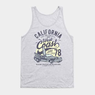 California Surfing Paradise West Coast Endless Summer Tank Top